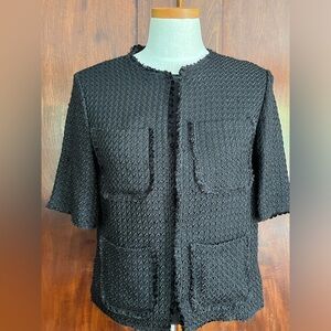 D&G Dolce Gabbana short sleeve black jacket
